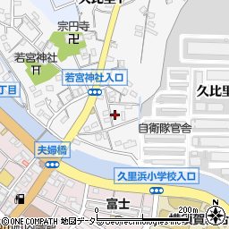 神奈川県横須賀市久比里2丁目9-6周辺の地図