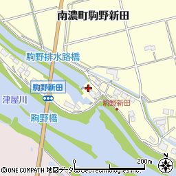 旧十三ケ村排水機場周辺の地図