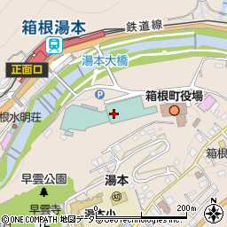湯本富士屋ホテル周辺の地図
