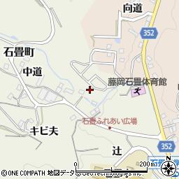 愛知県豊田市石畳町松根周辺の地図