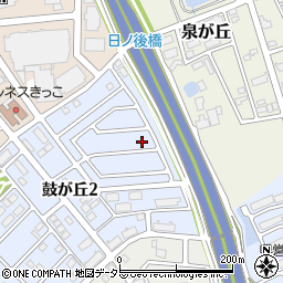 愛知県名古屋市守山区鼓が丘周辺の地図