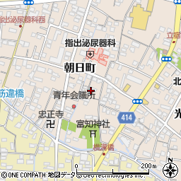 静岡県富士宮市朝日町10周辺の地図