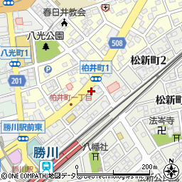 株式会社ニッショー　勝川支店周辺の地図