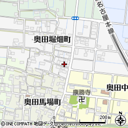 愛知県稲沢市奥田堀畑町121周辺の地図