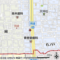 愛知県北名古屋市九之坪天神周辺の地図