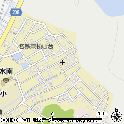 愛知県瀬戸市東松山町254周辺の地図