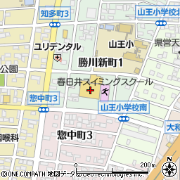 西友勝川店周辺の地図