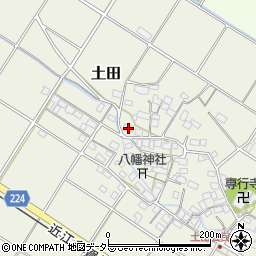滋賀県犬上郡多賀町土田597周辺の地図