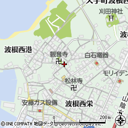島根県大田市久手町（波根西寺前）周辺の地図