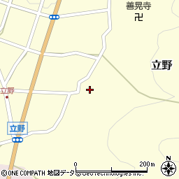 兵庫県朝来市立野256周辺の地図