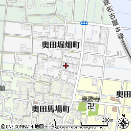 愛知県稲沢市奥田堀畑町113周辺の地図