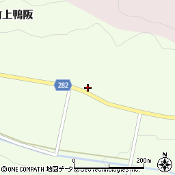 兵庫県丹波市市島町上鴨阪172周辺の地図