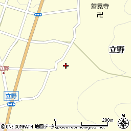 兵庫県朝来市立野255周辺の地図