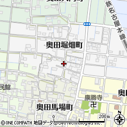愛知県稲沢市奥田堀畑町112周辺の地図