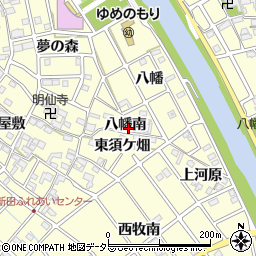 愛知県清須市春日八幡南周辺の地図