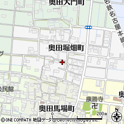 愛知県稲沢市奥田堀畑町109周辺の地図