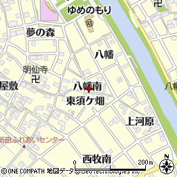 愛知県清須市春日（八幡南）周辺の地図