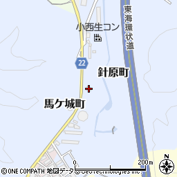 愛知県瀬戸市針原町26周辺の地図