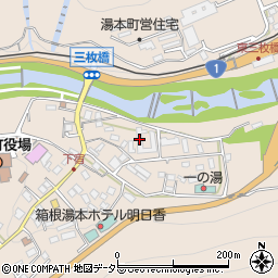 箱根グランド周辺の地図