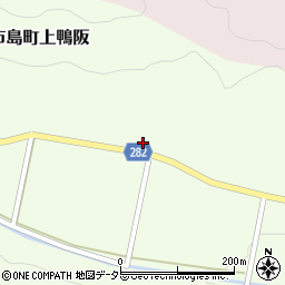 兵庫県丹波市市島町上鴨阪204周辺の地図