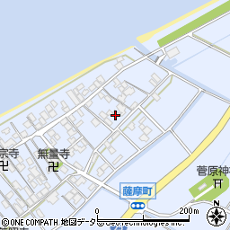〒521-1147 滋賀県彦根市薩摩町の地図