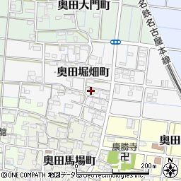 愛知県稲沢市奥田堀畑町45周辺の地図