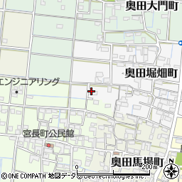 愛知県稲沢市奥田堀畑町79周辺の地図