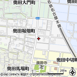 愛知県稲沢市奥田堀畑町134周辺の地図