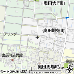 愛知県稲沢市奥田堀畑町91周辺の地図