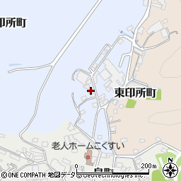 愛知県瀬戸市西印所町21周辺の地図