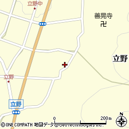 兵庫県朝来市立野241周辺の地図