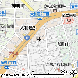 八田建具店周辺の地図