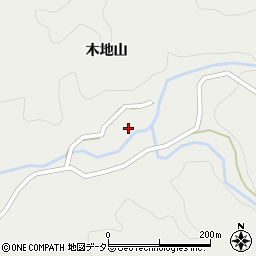 愛知県豊田市野入町木地山周辺の地図