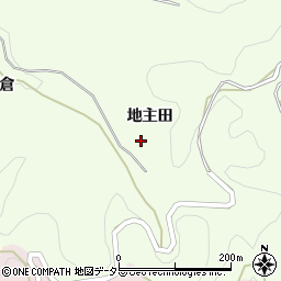 愛知県豊田市時瀬町地主田周辺の地図