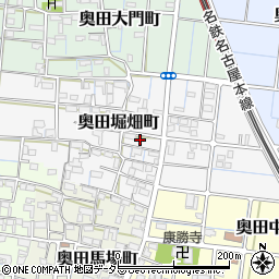 愛知県稲沢市奥田堀畑町39周辺の地図