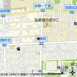 愛知県名古屋市北区如来町154周辺の地図