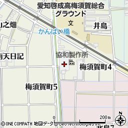 株式会社協和製作所　稲沢工場周辺の地図