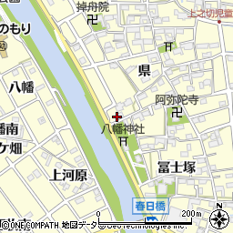 愛知県清須市春日県115周辺の地図