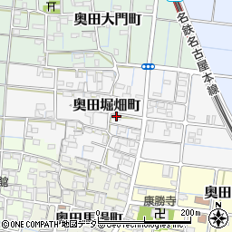 愛知県稲沢市奥田堀畑町37周辺の地図