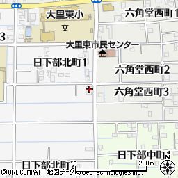 稲沢キリスト教会周辺の地図