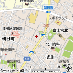 静岡県富士宮市朝日町4周辺の地図