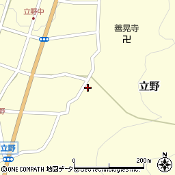 兵庫県朝来市立野250周辺の地図