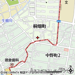 愛知県名古屋市北区桐畑町2周辺の地図