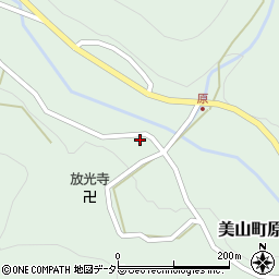 京都府南丹市美山町原西垣内周辺の地図