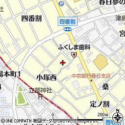 愛知県清須市春日小塚西26周辺の地図