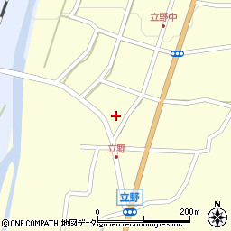 兵庫県朝来市立野203-1周辺の地図