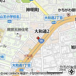 ブロンコビリー 勝川インター店周辺の地図