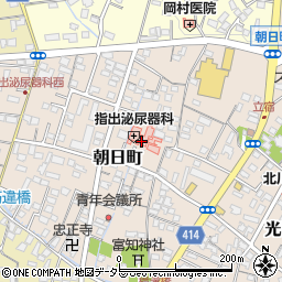 静岡県富士宮市朝日町9周辺の地図