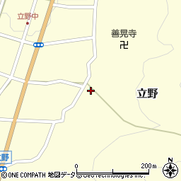 兵庫県朝来市立野278周辺の地図