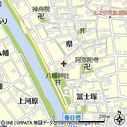 愛知県清須市春日県117周辺の地図